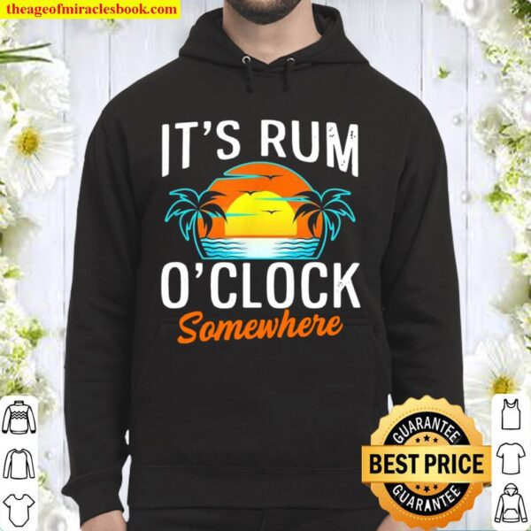 Funny Beach Rum Drinking Hoodie