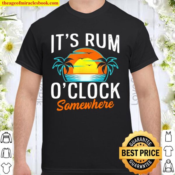 Funny Beach Rum Drinking Shirt