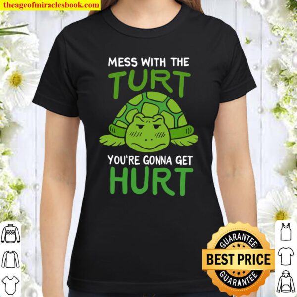 Funny Tortoise turtle Awesome Cute Turtle Classic Women T-Shirt