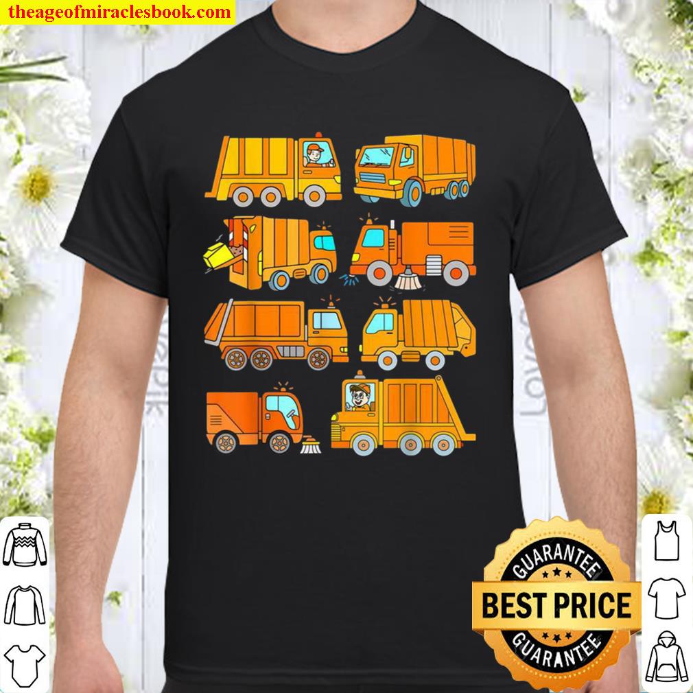 Garbage Truck Street Sweeper Boys Girls Trash Trucks new Shirt, Hoodie, Long Sleeved, SweatShirt