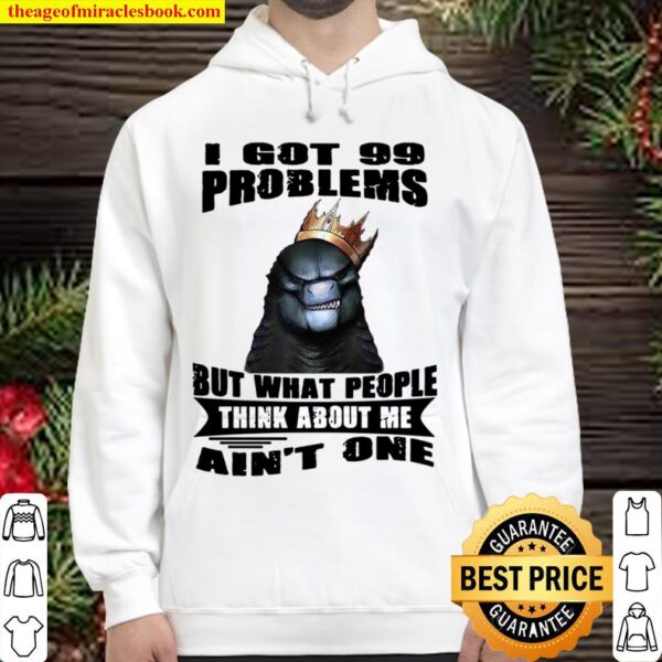 Godzilla I Got 99 Problems But What People Think About Me Ain’t One Hoodie