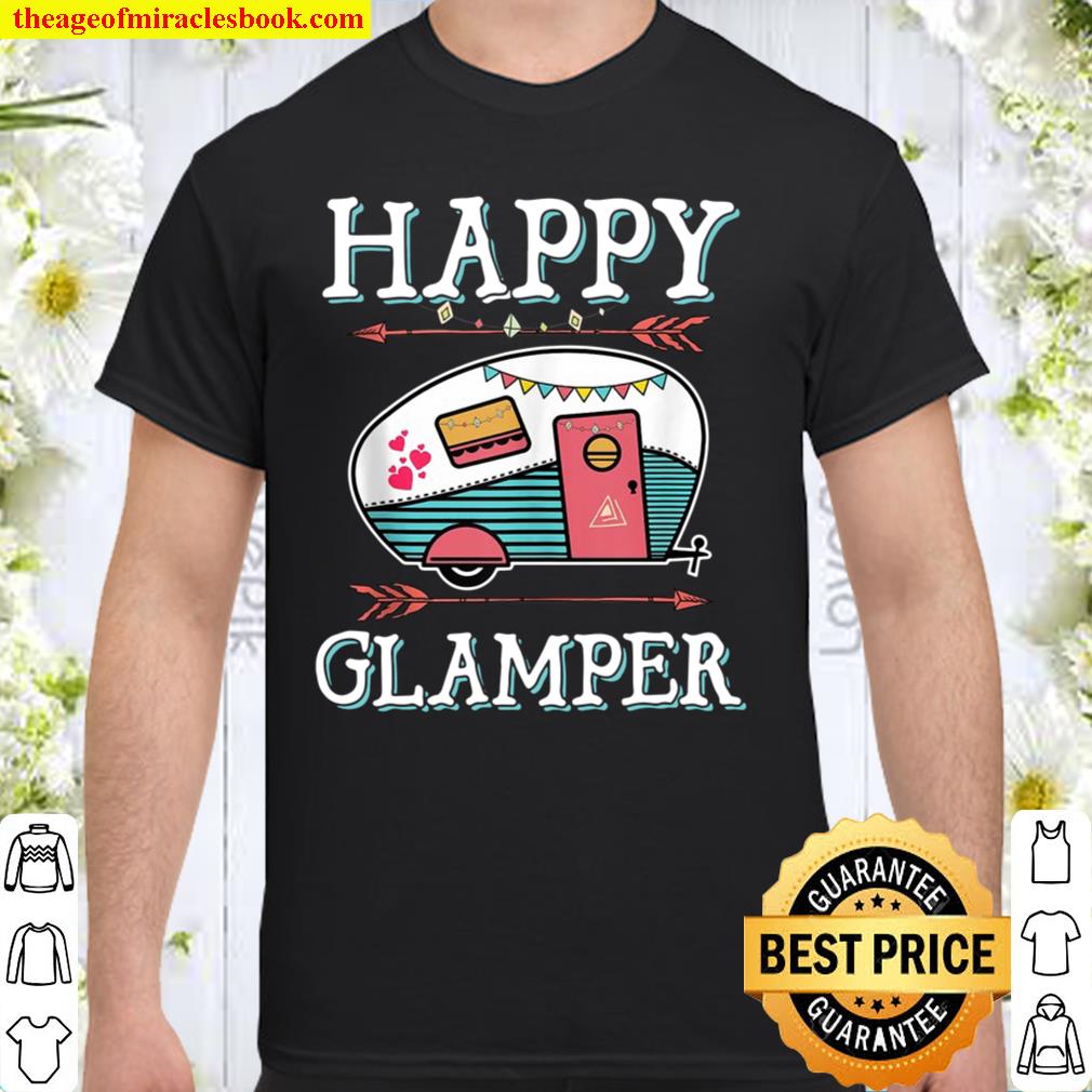 Happy Camper Vintage Tshirt Camping Tee Gift For Men Womnen Happy Camper Vintage Tshirt Camping Tee Gift For Men Womnen