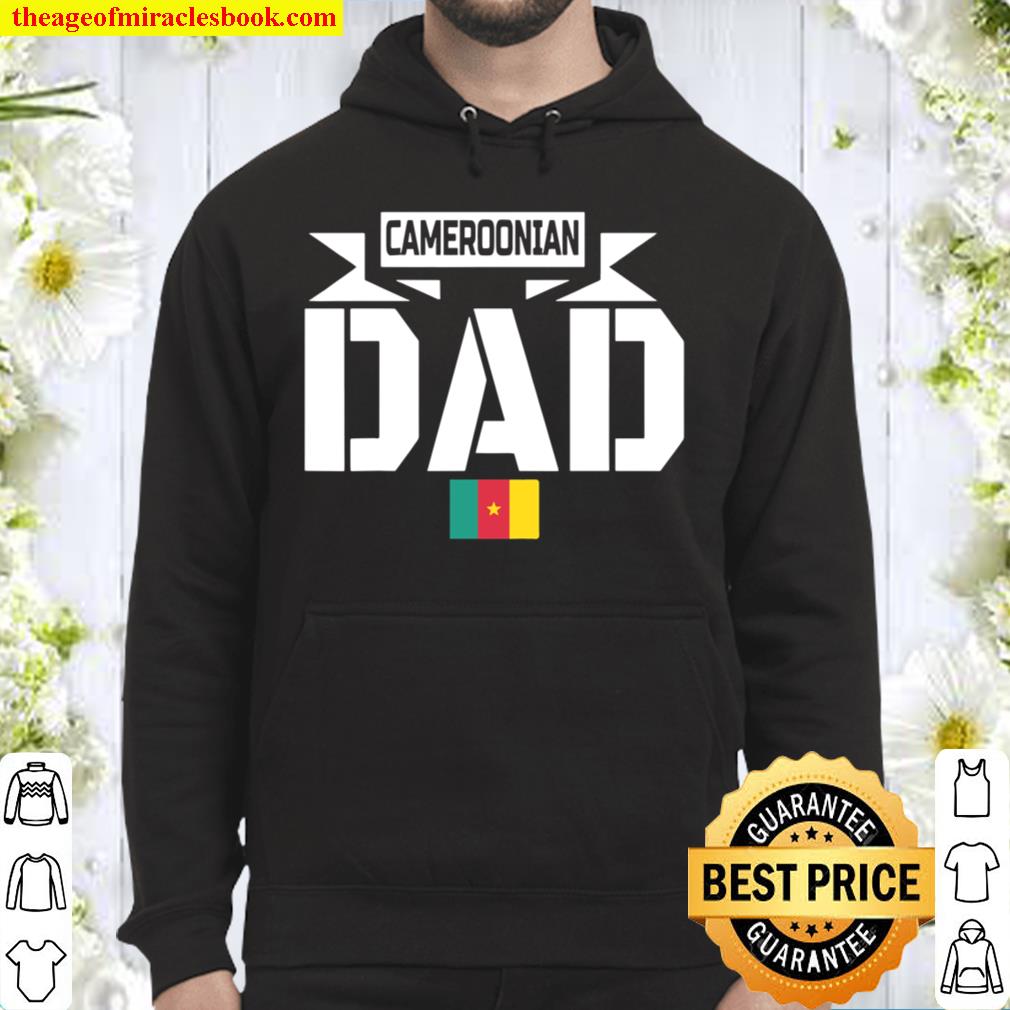Herren Cameroonian Dad Father’s Day Cameroon Flag Hoodie
