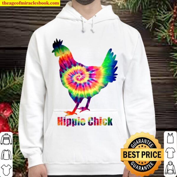 Hippie Chick Tie Dye Chicken Funny Shirt Gift Ideas For Her Hoodie