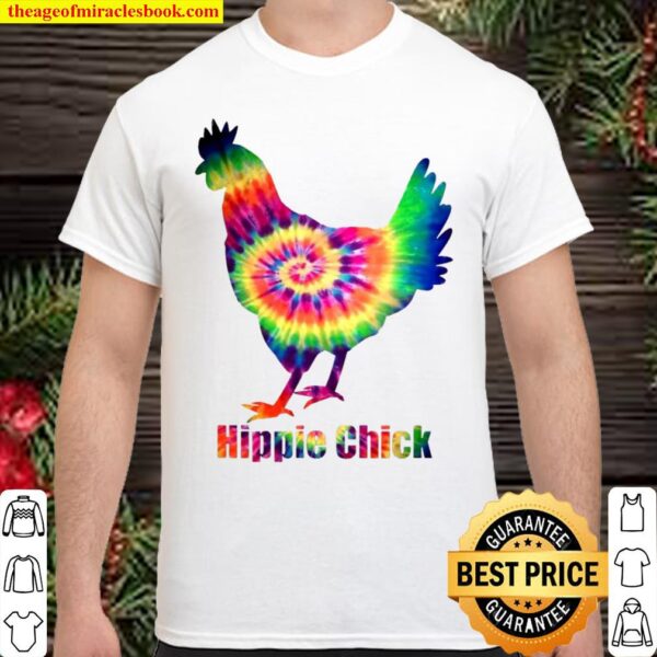 Hippie Chick Tie Dye Chicken Funny Shirt Gift Ideas For Her Shirt