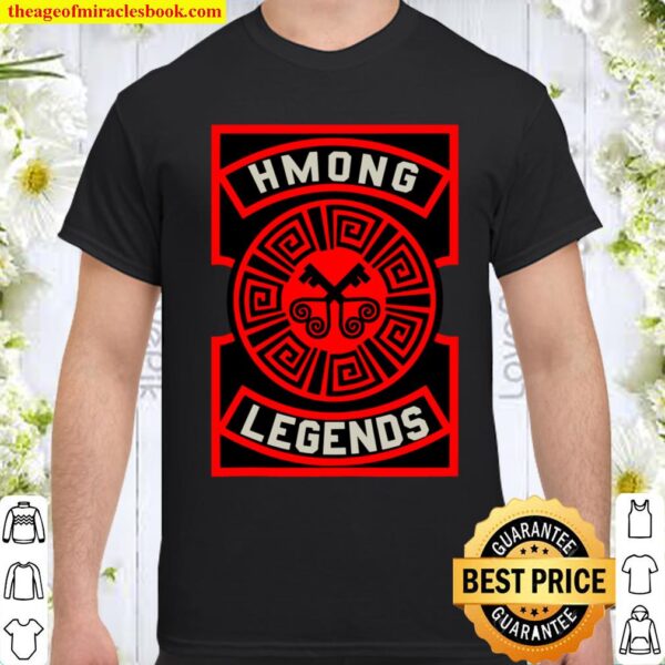 Hmong Hmong Art Culture Red Gray Legends Tee Shirt