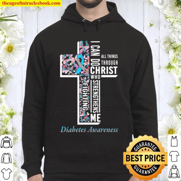 I Can Do All Things Through Christ Who Strengthens Me Black Hoodie