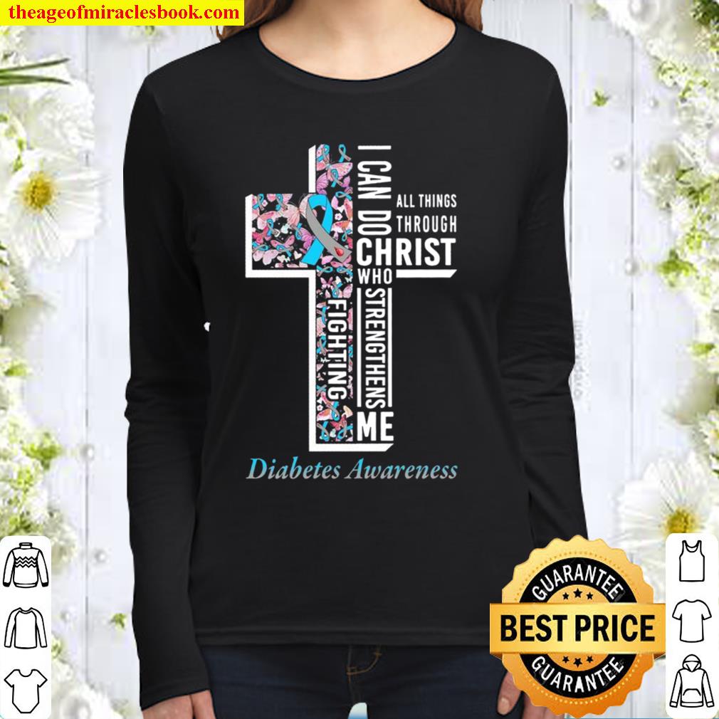 I Can Do All Things Through Christ Who Strengthens Me Black Women Long Sleeved