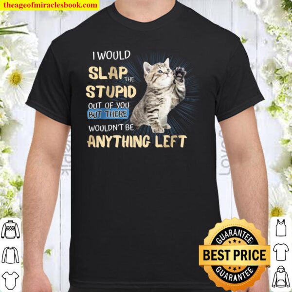 I Would Slap The Stupid Out Of You But There Wouldn’t Be Anything Left Shirt