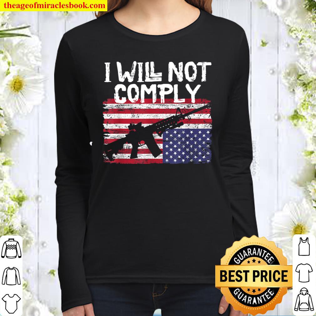 I will not comply Women Long Sleeved