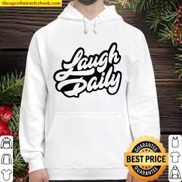 JSTU Laugh Daily Cotton Candy Hoodie