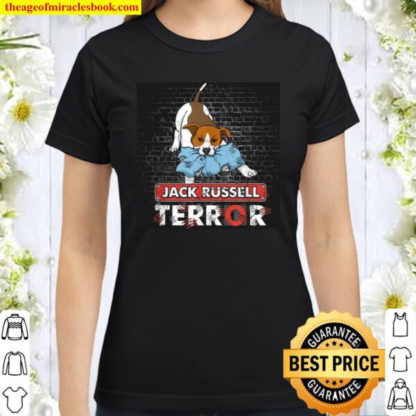 Jack Russell Terror Böser Hund Jack Russell Terrier Hunde Classic Women T-Shirt