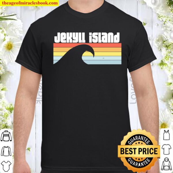 Jekyll Island Georgia Retro Beach Lover GA Vacation Shirt