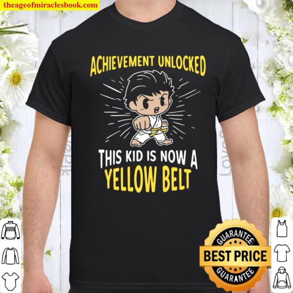 Karate Student Yellow Belt Award Hoodie