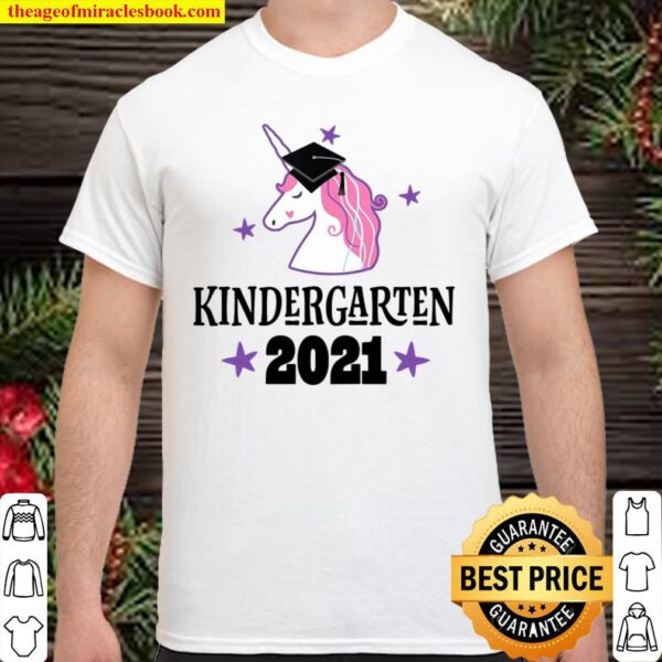 Kids Kindergarten Class Of 2021 Graduation Gift Shirt