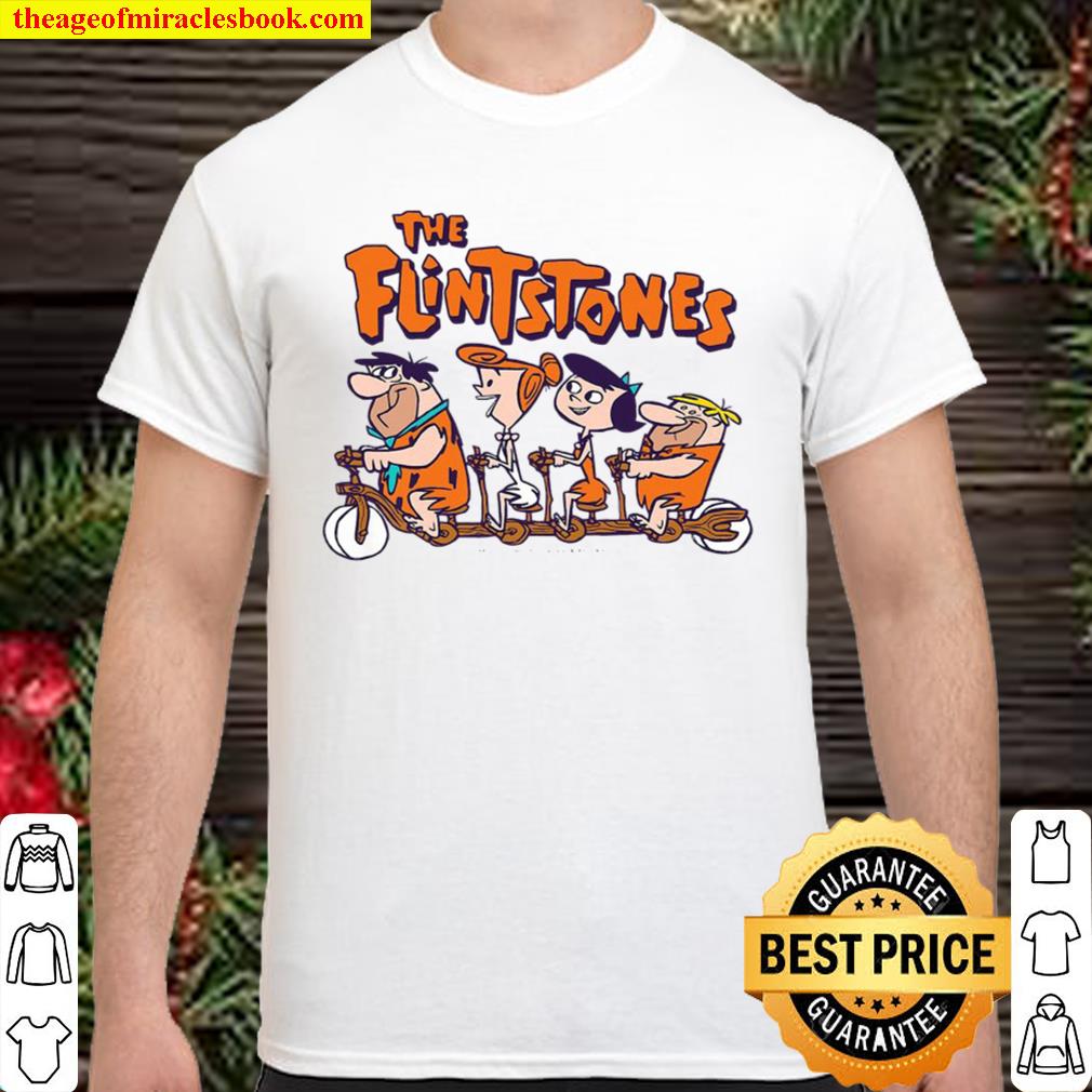Kids The Flintstones Group Shot Bike Ride limited Shirt, Hoodie, Long Sleeved, SweatShirt