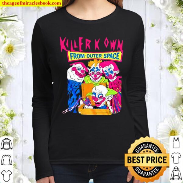 Killer Klowns From Outer Space Pizza Box Women Long Sleeved