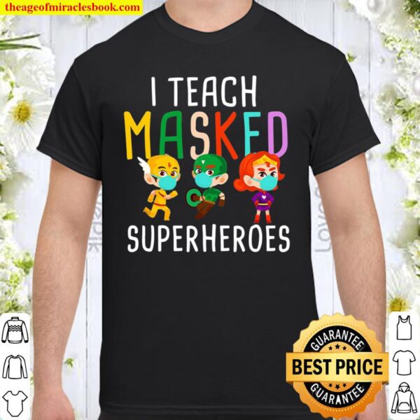 Kindergarten Teacher Shirt Masked Superheroes Teacher Gift Shirt