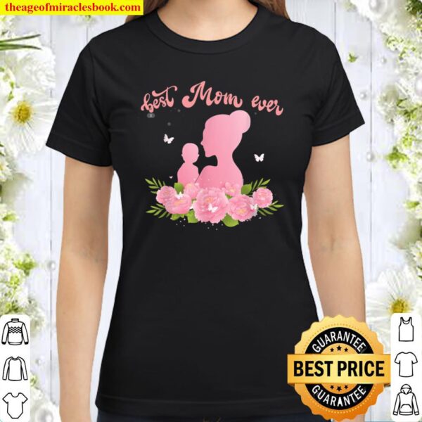 Ladies Mother_s Day Present Super Mum Classic Women T-Shirt