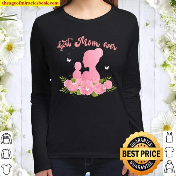 Ladies Mother_s Day Present Super Mum Women Long Sleeved