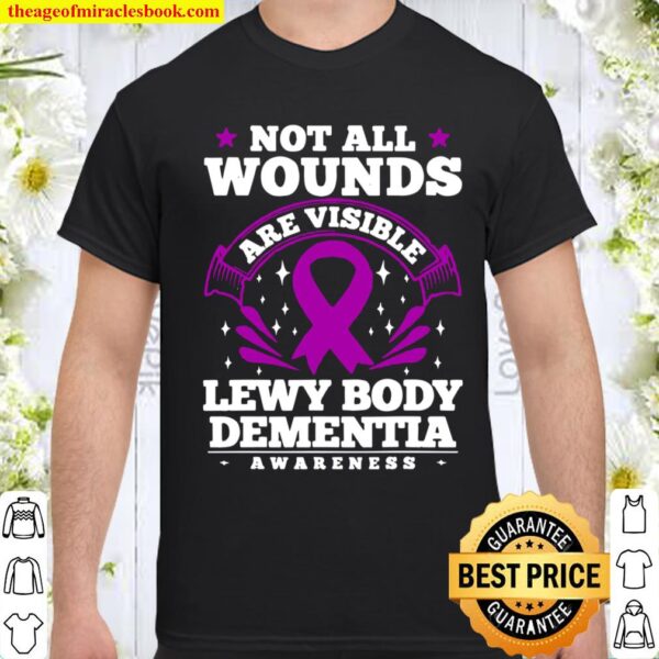 Ldb Survivor Dementia With Lewy Bodies Awareness Ribbon Shirt