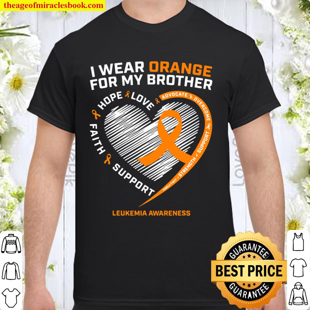 Leukemia Awareness Brother Gifts Kids Leukemia Awareness limited Shirt, Hoodie, Long Sleeved, SweatShirt