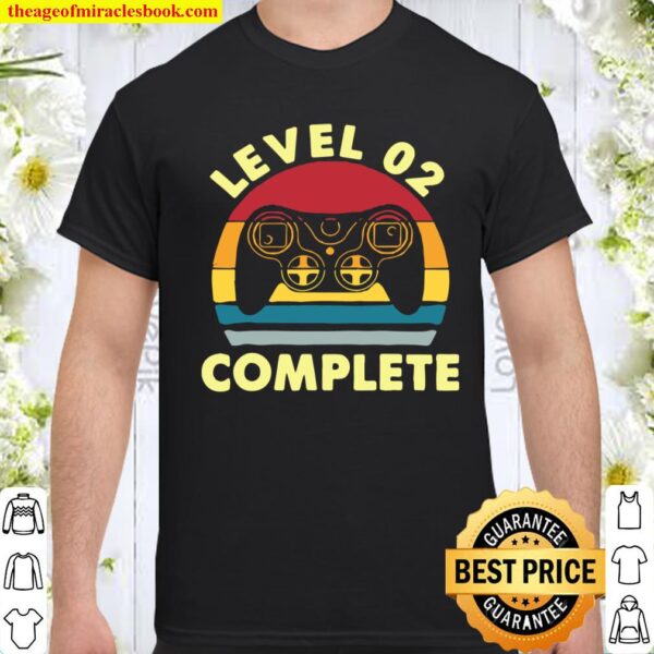 Level 2 Complete Vintage Celebrate 2Nd Wedding Shirt