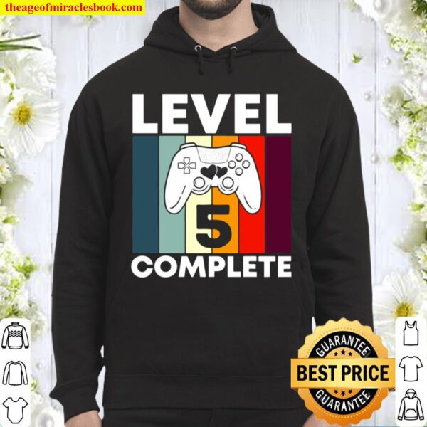 Level 5 Complete 5Th Years Wedding Anniversary Gift For Him Hoodie