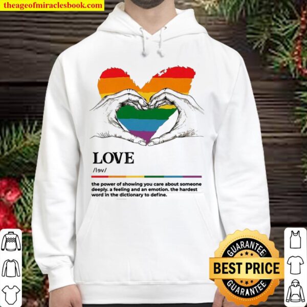 Love the power of showing you care about someone deeply Hoodie