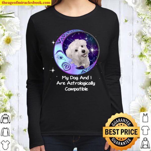 Maltese Dog Maltipoo Owner Astrologically Compatible Signs Women Long Sleeved
