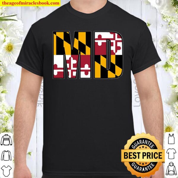 Maryland State Flag Md Baltimore Pride Shirt