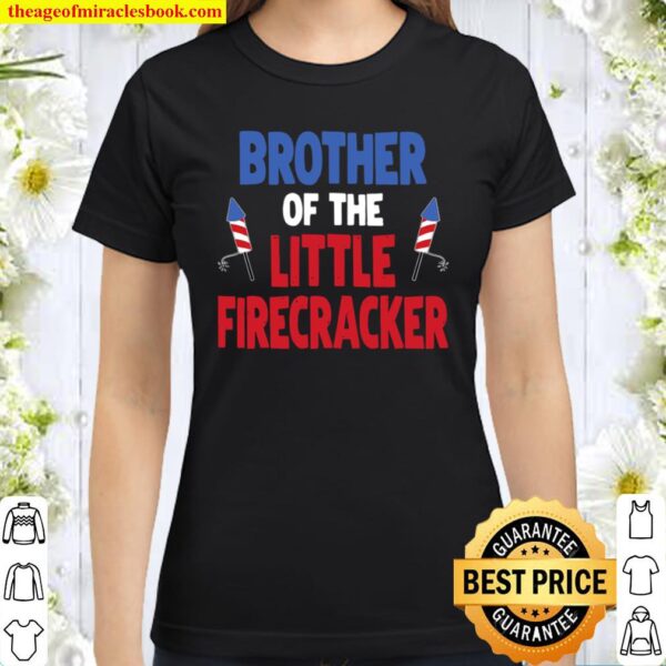 Matching Family Brother Birthday Party Fourth Of July Classic Women T-Shirt