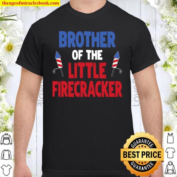 Matching Family Brother Birthday Party Fourth Of July Shirt