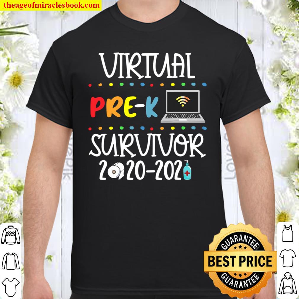 Mb35 Last Day Of School Virtual Pre-K Survivor 2020-2021 Shirt, Hoodie, Long Sleeved, SweatShirt
