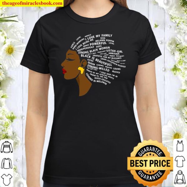 Melanin Queen Black Strong - Black Pride Melanin African - BLM Classic Women T-Shirt
