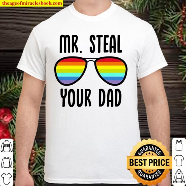 Mr Steal Your Dad Unisex Mens and Womens Pride Tank Top LGBTQ Cute Gay Shirt