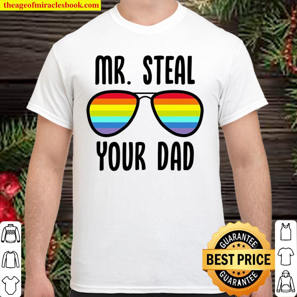 Mr Steal Your Dad Unisex Mens and Womens Pride Tank Top LGBTQ Cute Gay Lesbian shirt