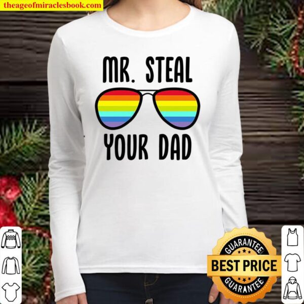 Mr Steal Your Dad Unisex Mens and Womens Pride Tank Top LGBTQ Cute Gay Women Long Sleeved