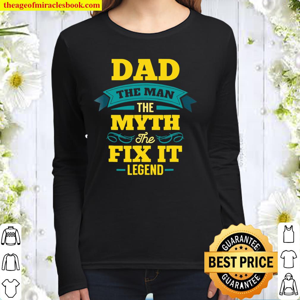 Mr. Fix I, Handyman Fathers Day Women Long Sleeved
