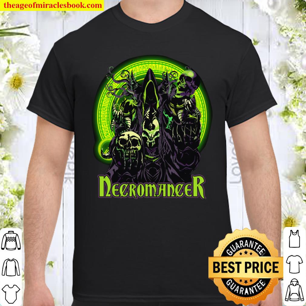Nekromant Magischer Zauberer Fantasy Dungeons Gamer Langarmshirt hot Shirt, Hoodie, Long Sleeved, SweatShirt