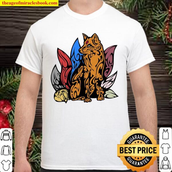 Nine Tailed Beast Fox Anime Cartoon Lovers Novelty Shirt