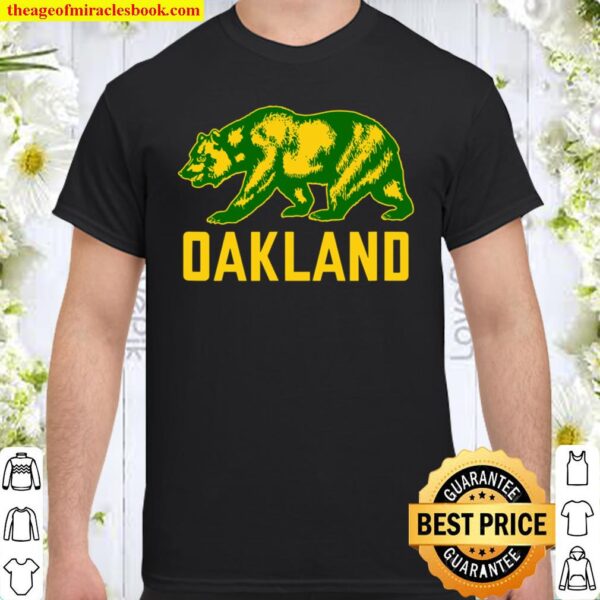 Oakland California Flag Bear Design – Oakland California Shirt