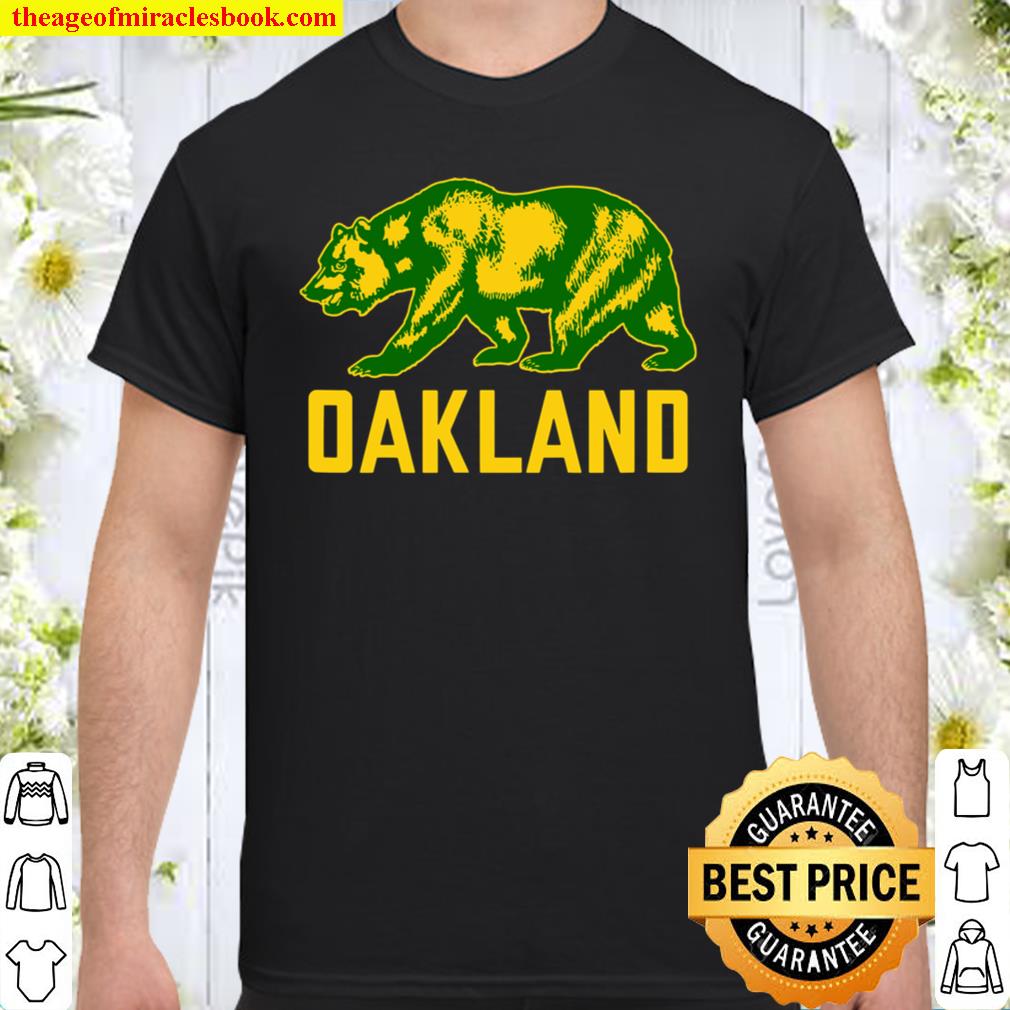 Oakland California Flag Bear Design – Oakland California hot Shirt, Hoodie, Long Sleeved, SweatShirt