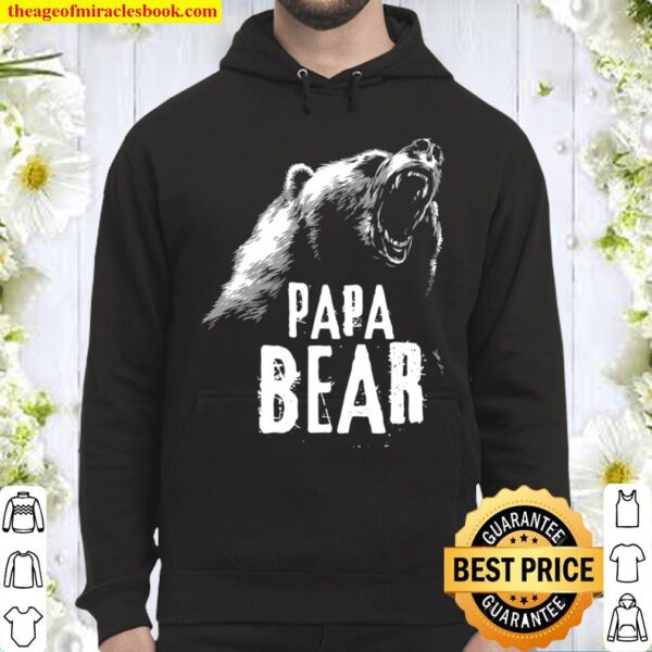 Papa Bear Best Dad Tshirt Fathers Day Father Pop Gift Hoodie