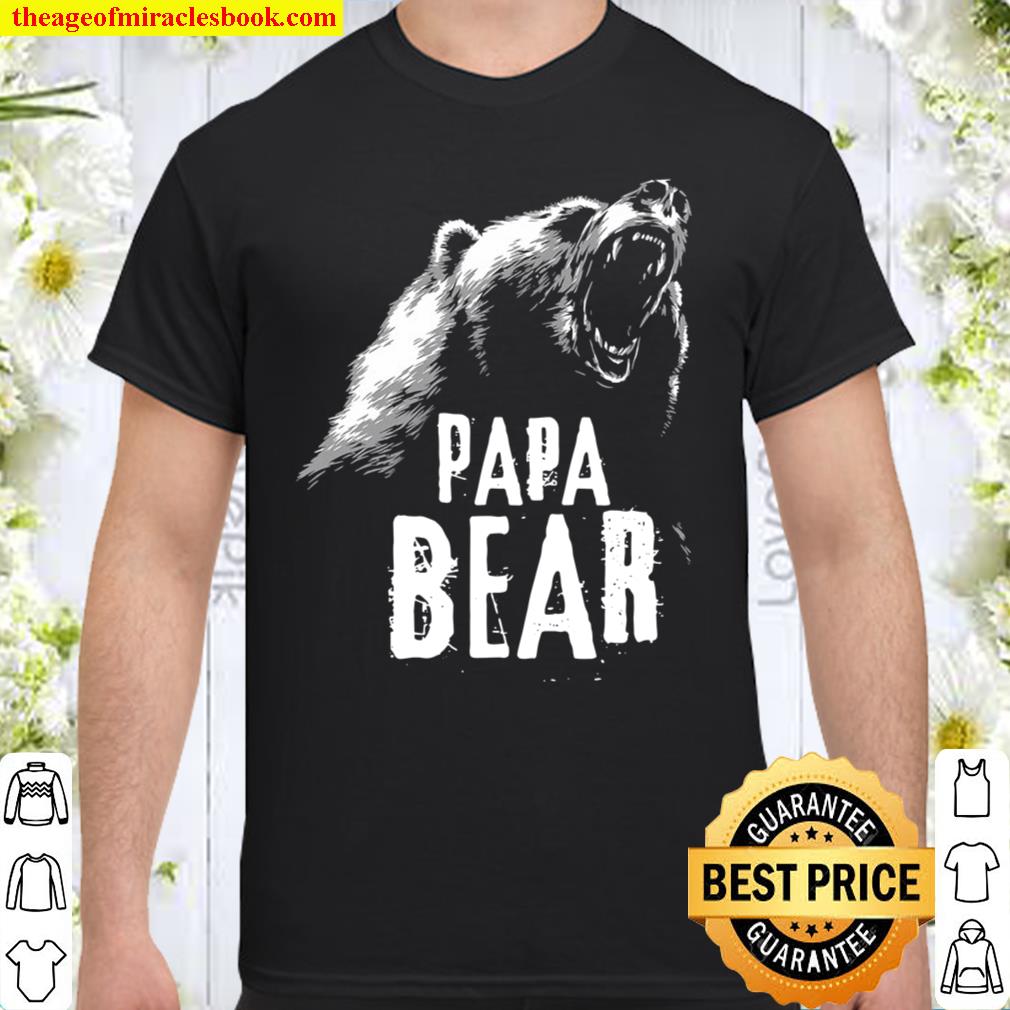 Papa Bear Best Dad Tshirt Fathers Day Father Pop Gift hot Shirt, Hoodie, Long Sleeved, SweatShirt