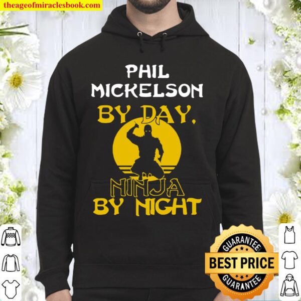 Phil Mickelson By Day Golf Hall Of Fame Hoodie