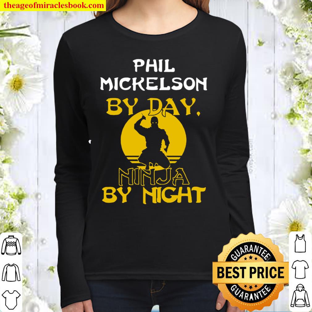 Phil Mickelson By Day Golf Hall Of Fame Women Long Sleeved