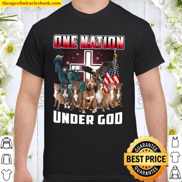 Pitbull One Nation Under God Shirt