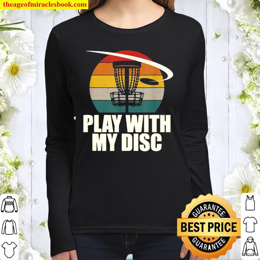 Play with My Disc Outdoor Game Disc Golf Field Game Women Long Sleeved