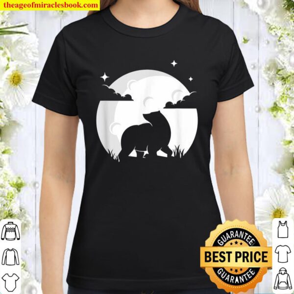 Polar Bear Moon Polar Bear Zookeeper Animal Classic Women T-Shirt